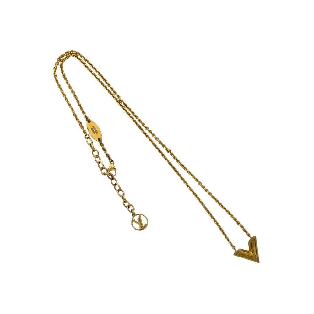 LOUIS VUITTON Gold Necklace - Picture 3 of 4